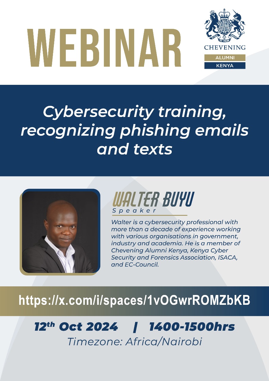 Cybersecurity Training : Recognizing phishing emails and texts